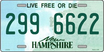 NH license plate 2996622