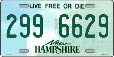 NH license plate 2996629
