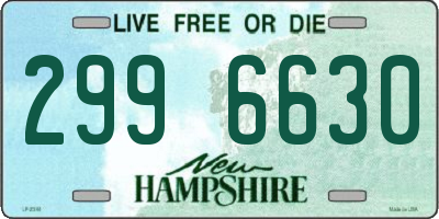 NH license plate 2996630