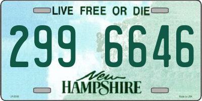 NH license plate 2996646