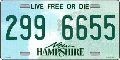 NH license plate 2996655