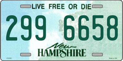 NH license plate 2996658