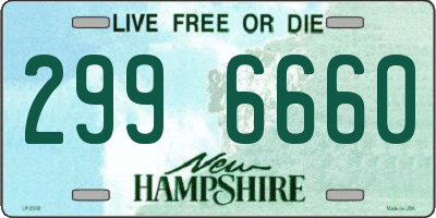 NH license plate 2996660
