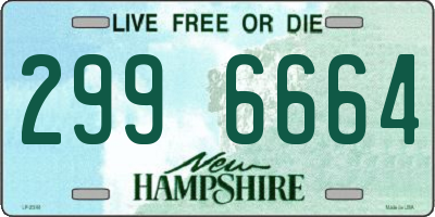 NH license plate 2996664