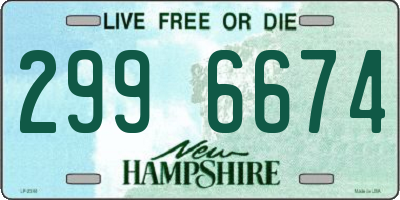 NH license plate 2996674