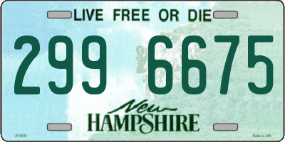 NH license plate 2996675