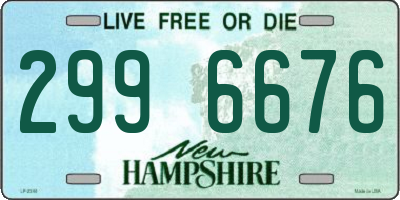 NH license plate 2996676