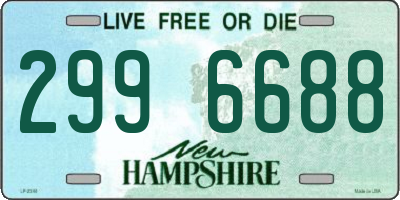 NH license plate 2996688