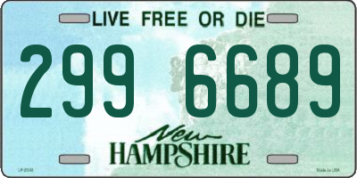 NH license plate 2996689