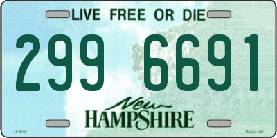 NH license plate 2996691