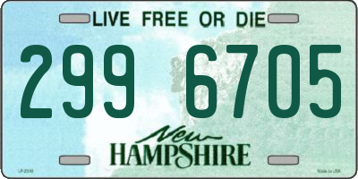NH license plate 2996705