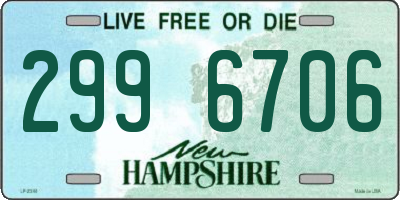 NH license plate 2996706