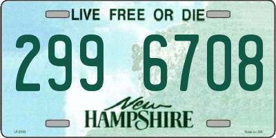 NH license plate 2996708