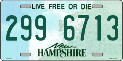 NH license plate 2996713