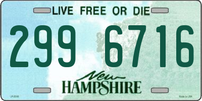 NH license plate 2996716