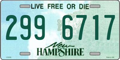 NH license plate 2996717