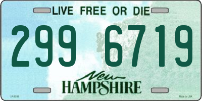 NH license plate 2996719