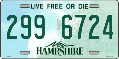 NH license plate 2996724