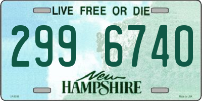 NH license plate 2996740