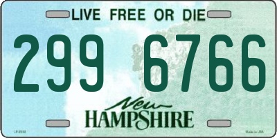 NH license plate 2996766