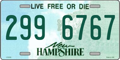 NH license plate 2996767