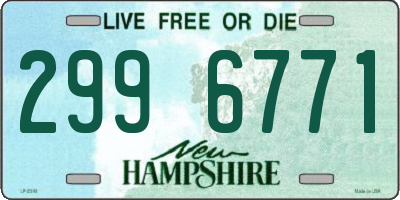 NH license plate 2996771