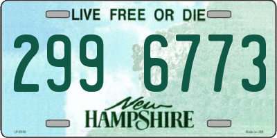 NH license plate 2996773