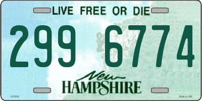 NH license plate 2996774
