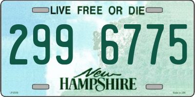 NH license plate 2996775