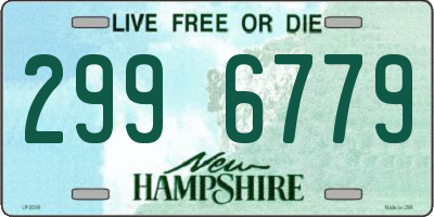 NH license plate 2996779