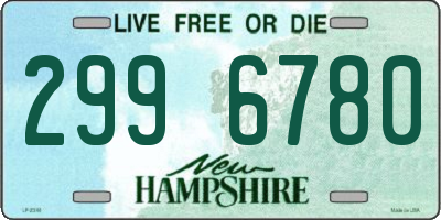 NH license plate 2996780