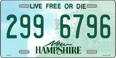 NH license plate 2996796
