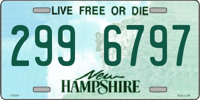 NH license plate 2996797