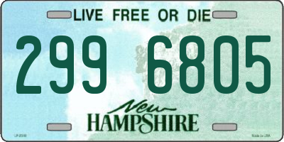 NH license plate 2996805