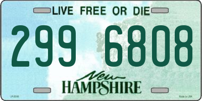 NH license plate 2996808