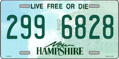 NH license plate 2996828