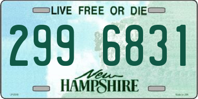 NH license plate 2996831