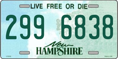 NH license plate 2996838