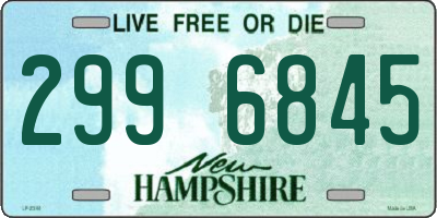 NH license plate 2996845