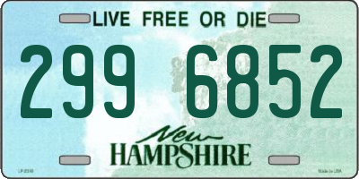 NH license plate 2996852