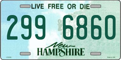 NH license plate 2996860