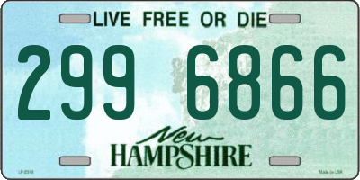 NH license plate 2996866