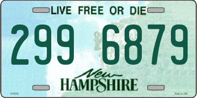 NH license plate 2996879