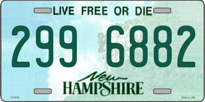 NH license plate 2996882