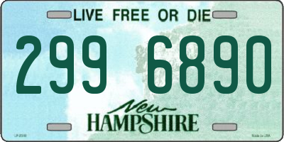 NH license plate 2996890
