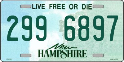 NH license plate 2996897