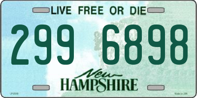 NH license plate 2996898