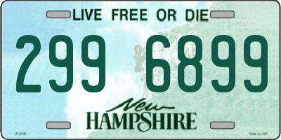 NH license plate 2996899