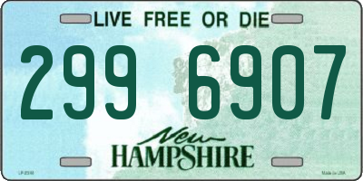NH license plate 2996907
