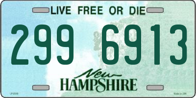 NH license plate 2996913